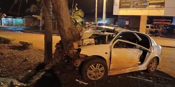 Accidente automovilístico en Wanda dejó un saldo de un herido.