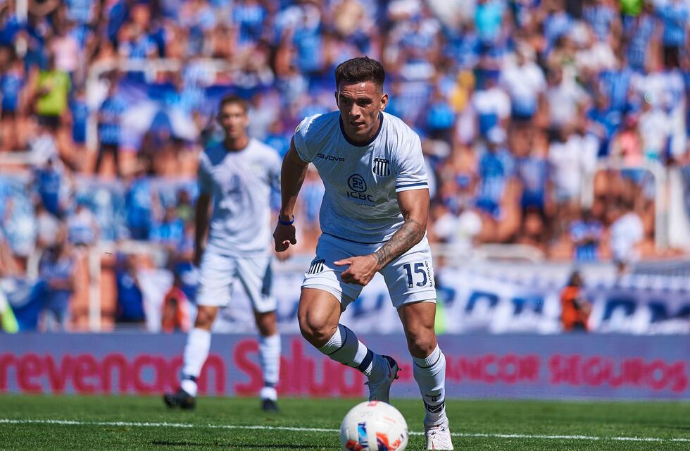 La espectacular pirueta de Enzo Díaz en un entrenamiento de Talleres