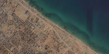 La Ciudad de Gaza, el lunes 6 de noviembre . (Planet Labs PBC vía AP)
