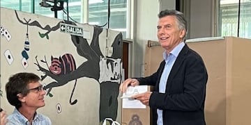 Elecciones presidenciales 2023. Voto Mauricio Macri
