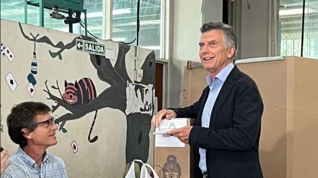 Elecciones presidenciales 2023. Voto Mauricio Macri