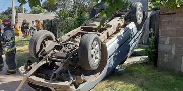 Accidente en Dalle Mura y Pacífico Giusti Arroyito