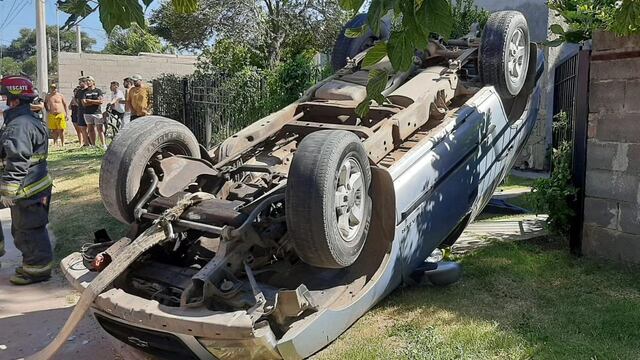 Accidente en Dalle Mura y Pacífico Giusti Arroyito