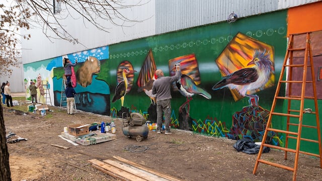 Encuentro de muralismo en Larroque