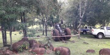 El Soberbio: falleció tras ser aplastado por un tractor