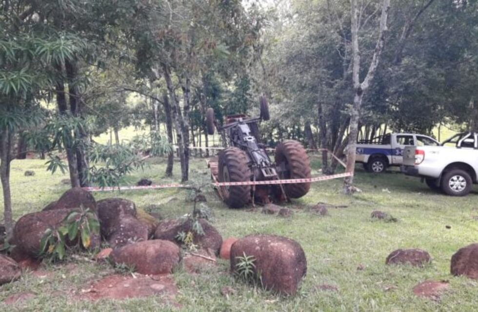 El Soberbio: falleció tras ser aplastado por un tractor