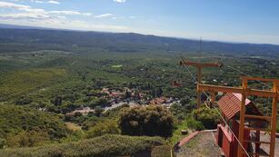 Los Cocos, desde lo alto de su aerosilla.