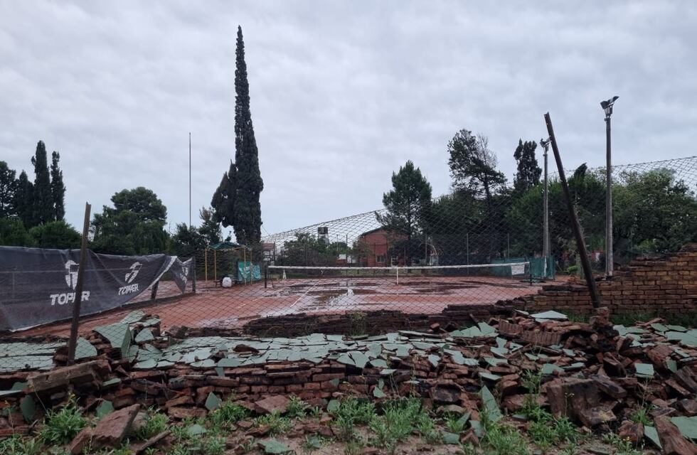 Club de Pelota y Costa Sud seriamente afectados por el temporal