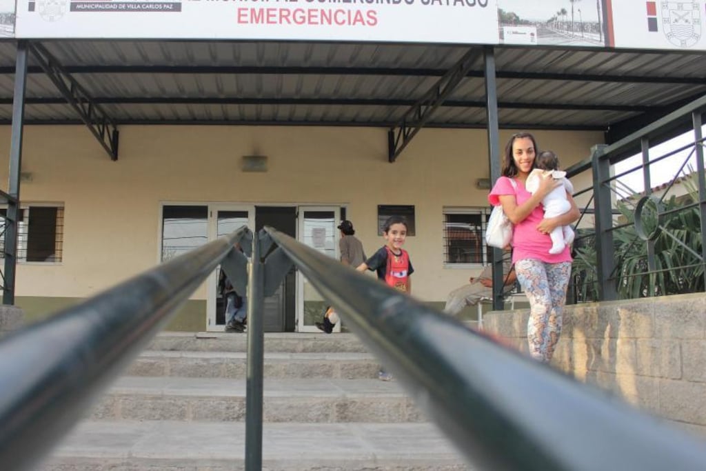 Estafado. El hospital municipal de Villa Carlos Paz. (La Voz / Archivo)