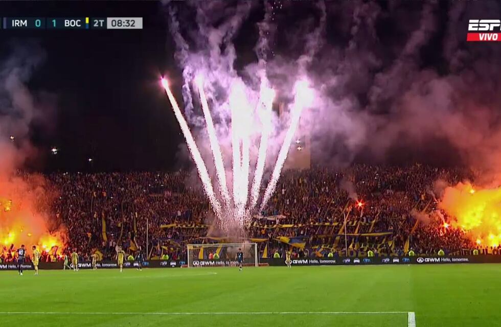 Los hinchas de Boca desplegaron en Mendoza un espectáculo aparte; y también hubo reclamos