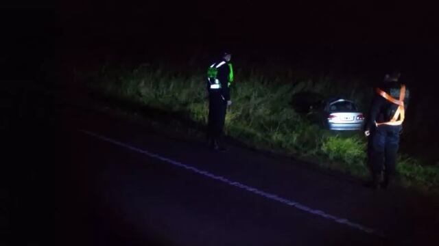 Despiste fatal sobre la ruta 14 en Aristóbulo del Valle.