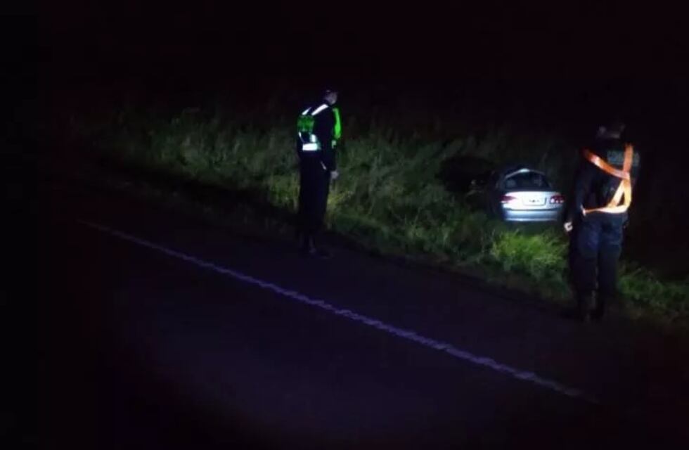 Despiste fatal sobre la ruta 14 en Aristóbulo del Valle