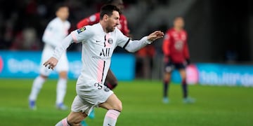 El astro argentino fue la figura del partido ante el Lille. (AP / Michel Spingler)