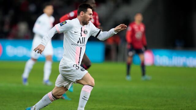 El astro argentino fue la figura del partido ante el Lille. (AP / Michel Spingler)