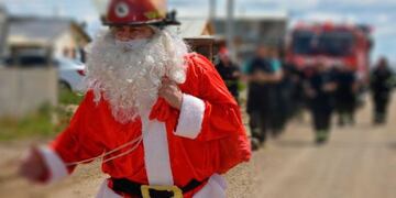 Papá Noel Bombero