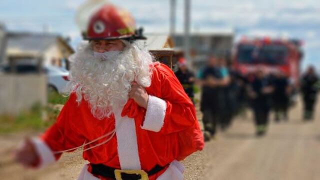 Papá Noel Bombero