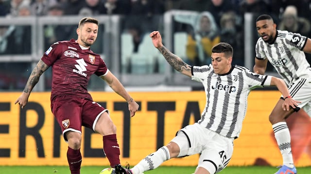 Enzo Barrenechea, cordobés de Villa María, jugó por primera vez en Serie A el 18 de febrero de 2022 (AP).