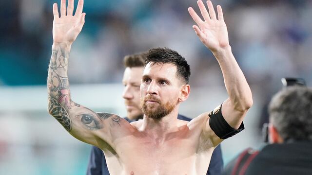 Messi fue bautizado con un nuevo apodo por sus compañeros. (AP)