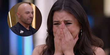 Candelaria quedó eliminada de MasterChef, quebró en llanto e hizo llorar a Germán Martitegui (Collage web)