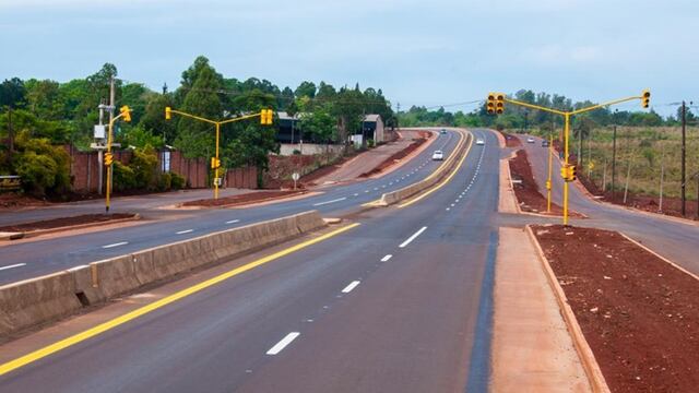 Importantes obras y mejoras en las trazas del Corredor Vial N°1.