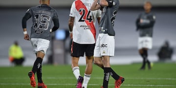 El volante no gritó el tanto de los brasileños / AFP.