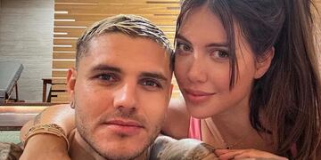 El rosarino negó haberle sido infiel a la empresaria durante su última visita a la Argentina.