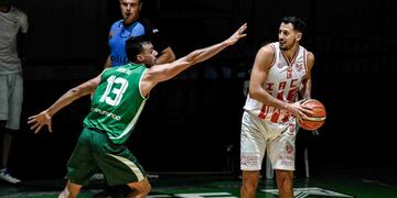 Instituto enfrenta Ferro en Caballito, en una nueva fecha de la Liga Nacional de Básquet ( Matias Garcia para La Liga).