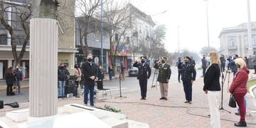 Acto por el día de la Bandera