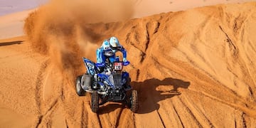 Manu Andújar, finalmente ganador de la cuarta etapa del Dakar 2022.