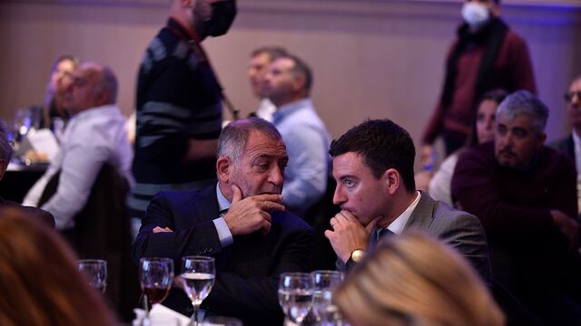 Luis Juez y Rodrigo de Loredo. Almuerzo de la Fundación Mediterránea por su 45 aniversario.