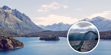 Un grupo de turistas se asombró con un extraño movimiento que vieron en el Lago Nahuel Huapi