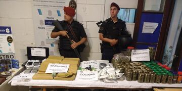 Tres Arroyos, en un amplio operativo policial incautan drogas por un valor de 80 millones de pesos