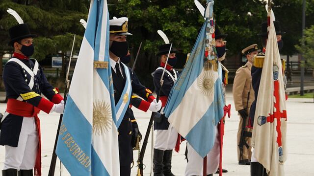 Con visiones diferentes, argentinos y británicos conmemoraron el 14 de junio