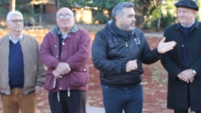 Inauguraron la plaza Eva Perón.