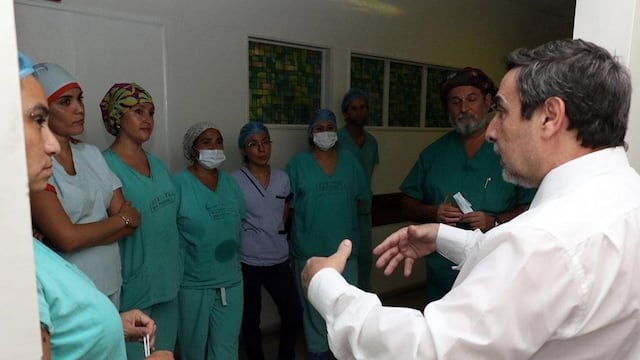 Ministerio de Salud, a cargo del doctor Luis Medina Ruiz.