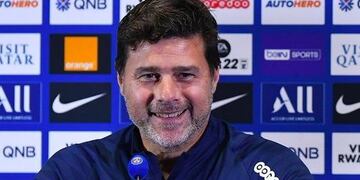 Mauricio Pochettino se molestó con algunos periodistas en la conferencia de prensa del PSG.