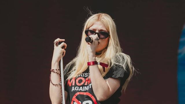 Blair, durante su show en Cosquín Rock 2025. (Instagram @cosquinrock)