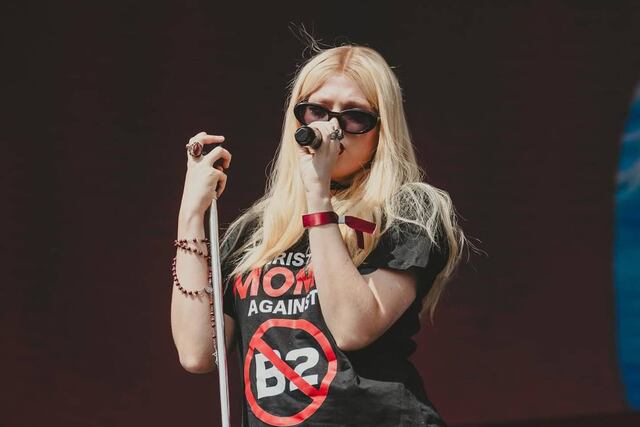 Blair, durante su show en Cosquín Rock 2025. (Instagram @cosquinrock)