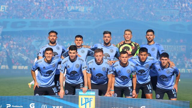 La formación inicial de Belgrano para enfrentar a Platense por la quinta fecha de la Copa de la Liga.