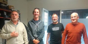 Jorge Cordiglia se reunió con los jefes de Guardavidas del distrito de Tres Arroyos