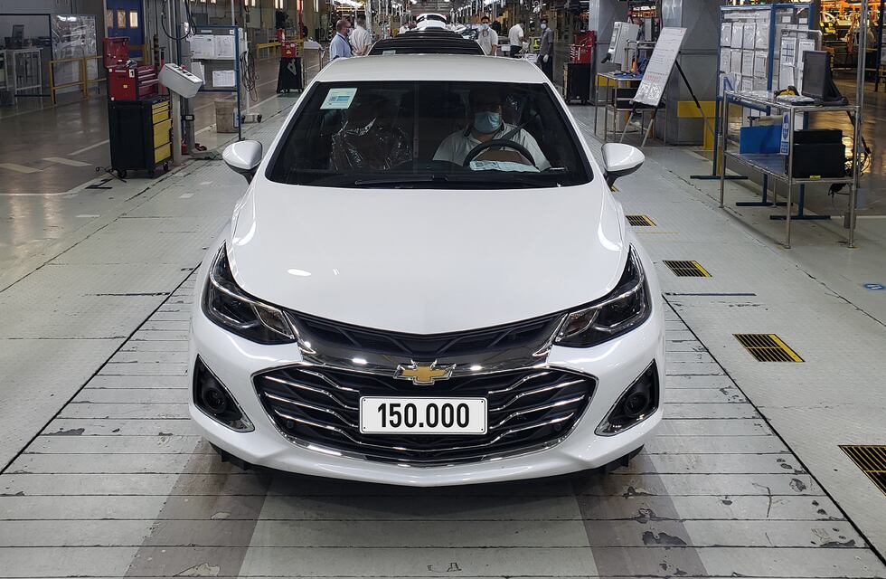 General Motors llegó a fabricar 150.000 unidades del Chevrolet Cruze en Alvear