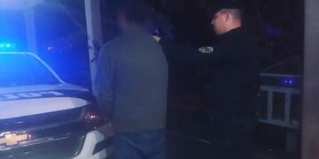 Posadas: terminó detenido tras violentar a su familia.