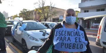 Los trabajadores de salud en Córdoba, con varios reclamos en la pandemia (archivo).