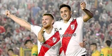 River se floreó ante el Halcón. Foto: @RiverPlate