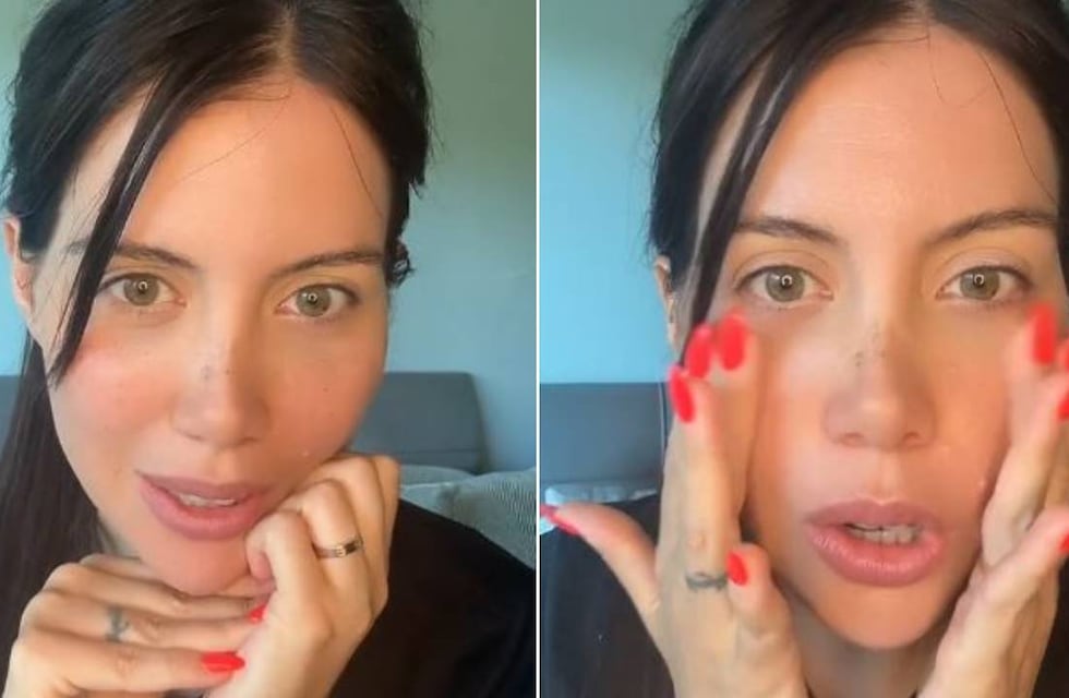 Wanda Nara reveló su rutina para tener la piel perfecta