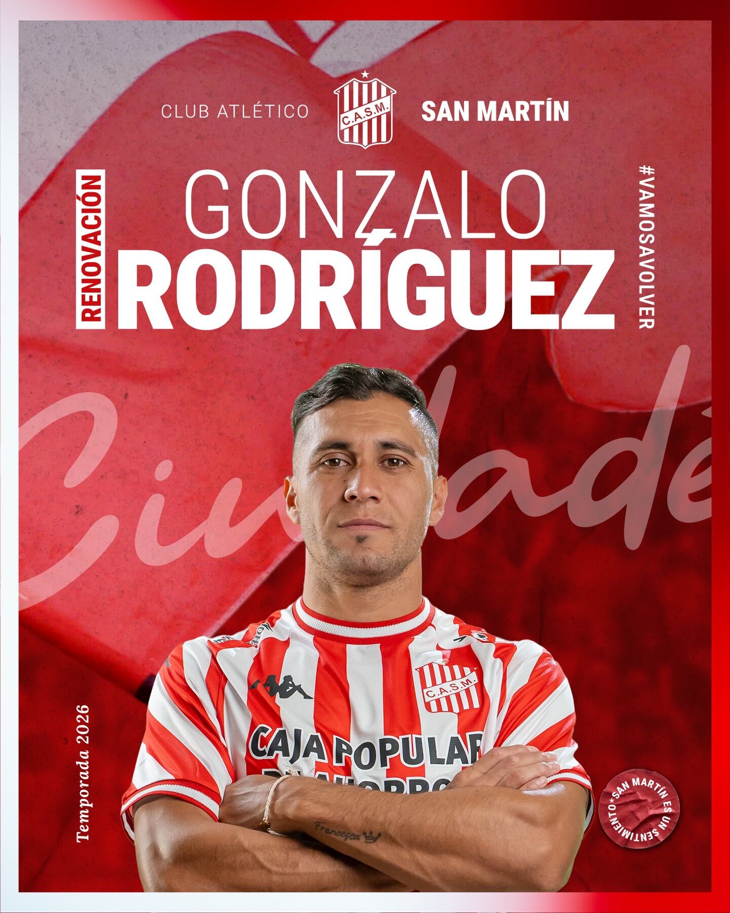 Renovo su vínculo para la próxima temporada.