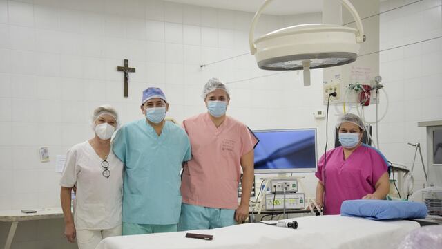 Operacion Videolaparoscopia en el Hospital de Arroyito