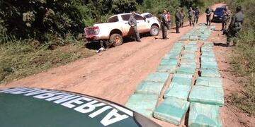 San Vicente: incautan millonario cargamento de marihuana.