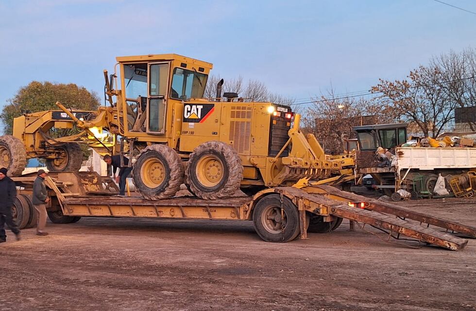 Se reparó una motoniveladora que cumplirá servicios en Claromecó