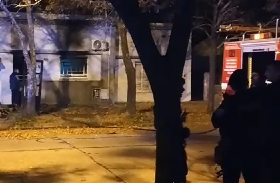 Impactante incendio en una vivienda
